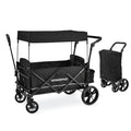 WONDERFOLD X2M Push & Pull Stroller Wagon 2 Seater Black