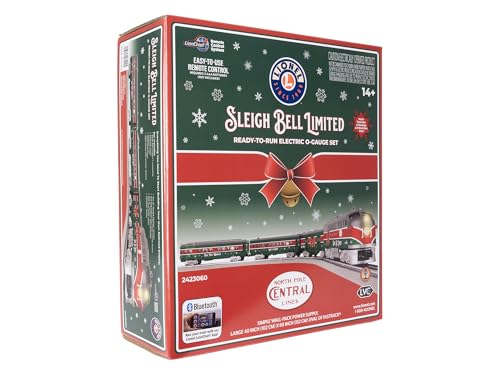 Lionel Sleigh Bell Limited Electric Train Set with Bluetooth & Remote Multi-color