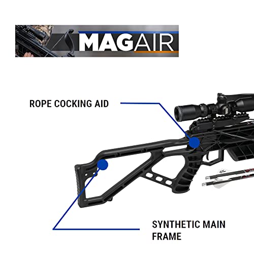 Excalibur Mag AIR Lightweight Durable Hunting Crossbow Black