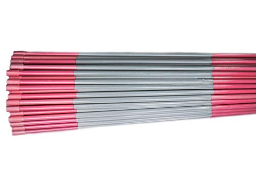 DISCOUNT SNOWSTAKES .COM 4ft Pro Snow Stakes Driveway Markers Pink