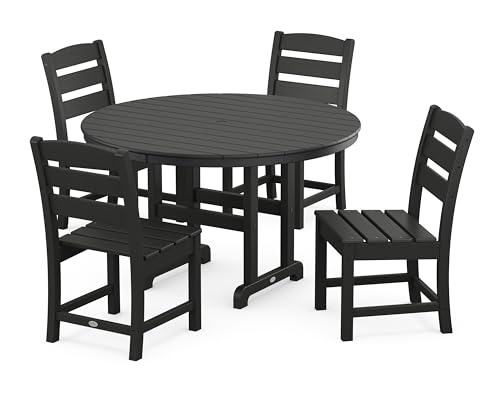 Polywood Lakeside Dining Set Black