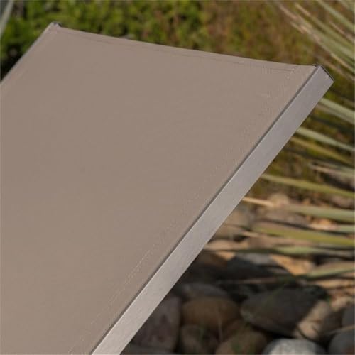 Afuera Living Outdoor Aluminum Chaise Lounge Set of 4 Gray