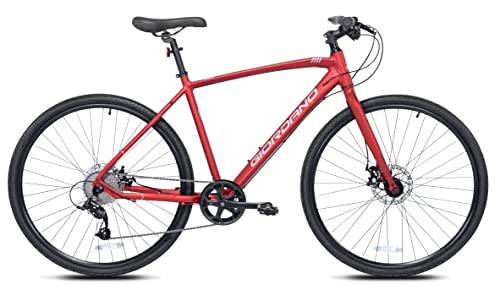 Giordano H2 Men's Hybrid Bicycle Red