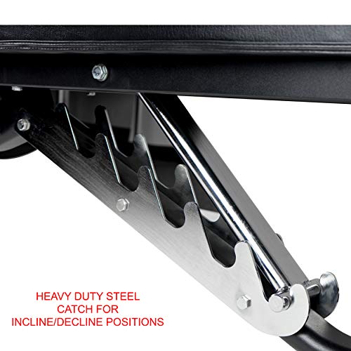 Valor Fitness DD-40 Heavy Duty Adjustable Weight Bench Black