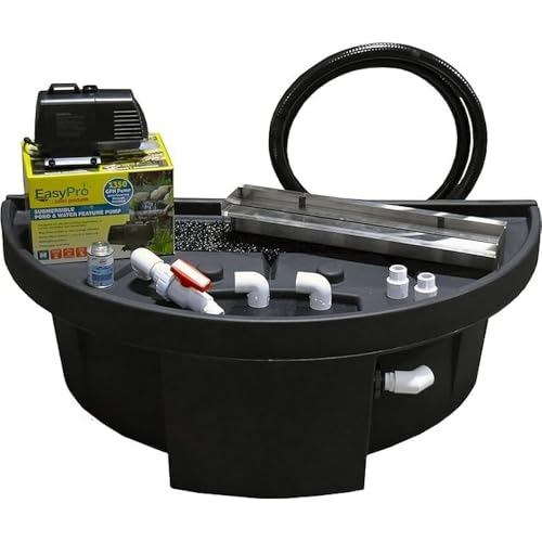 EasyPro Pond Products HB23K Vianti Falls 23 Inch Spillway Kit with White LED