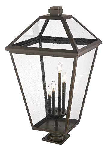 Z-Lite Talbot Outdoor Post 4-Light 240 Watts Oil Rubbed Bronze
