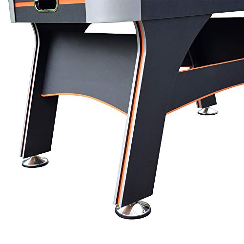 Hathaway Trailblazer 56-Inch Foosball Table with Electronic Scoring Black/Orange