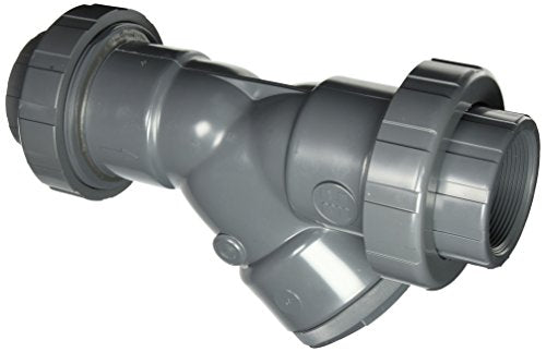 Hayward YS10300TU 3-Inch Threaded True Union PVC Y-Strainer with FPM O-ring Seals