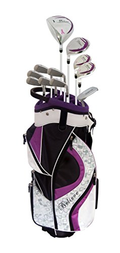 Believe Founders Club Ladies Complete Golf Club Set Purple Left Handed (Petite -1")