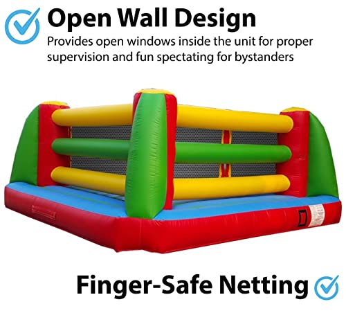 TentandTable Inflatable Boxing Ring 18' x 18' Multi-color