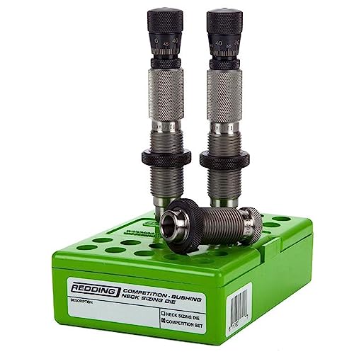 Redding Competition Bushing Neck Reloading Die Set for 338 Lapua Mag