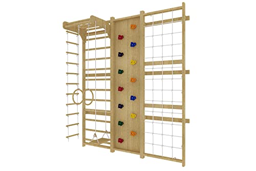 Avenlur 9-in-1 Swedish Ladder Wall Gym Set Wood