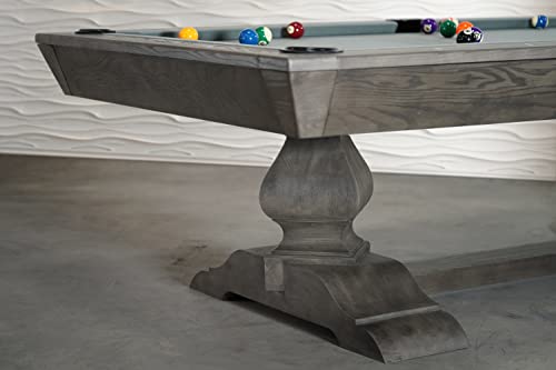 Empire USA Nixon Billiards - Birdy Slate Billiard Pool Table Grayson Grey