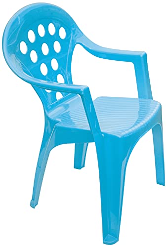 Casa Mia Colorful Playhouse with 4 Stackable Chairs, PolyPure Plastic, Ages 2-6