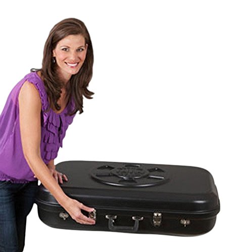 Marketing Holders Games People Play 31 in. Prize Wheel Game Travel Case Black