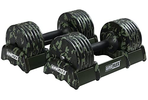 GR8FLEX Adjustable Dumbbell - Military Training Tech Model