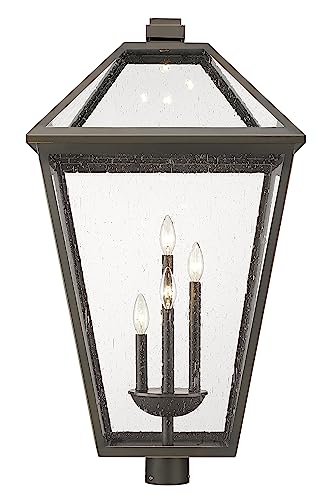Z-Lite Talbot 4-Light Outdoor Post 240W Oil Rubbed Bronze