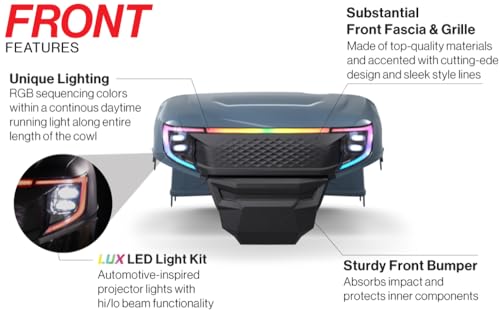 MADJAX Apex Body Kit for EZGO RXV Golf Cart Deep Sea Metallic