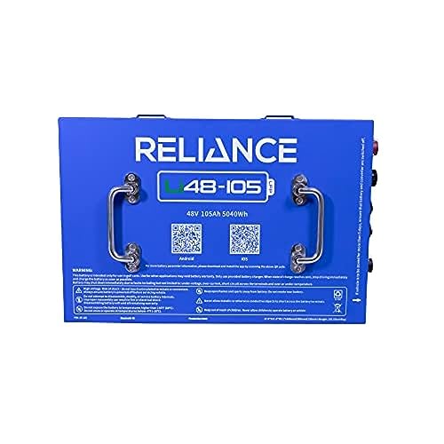 Reliance Li48-105 Lithium Golf Cart Battery & Charger Kit 48V 105AH WiFi Bluetooth