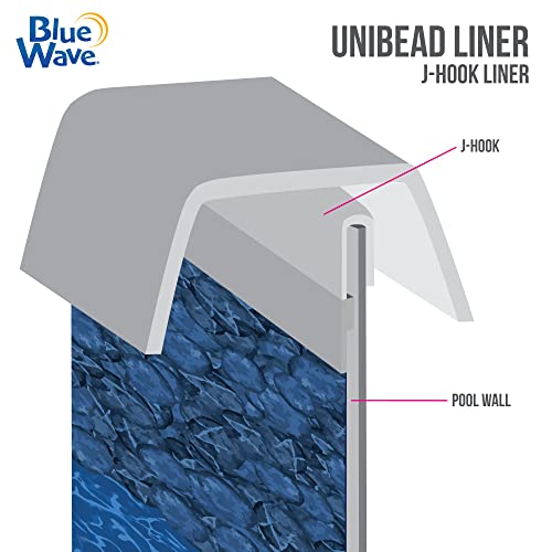 Blue Wave Heavy Gauge Pool Liner 27-FT Pebble Cove