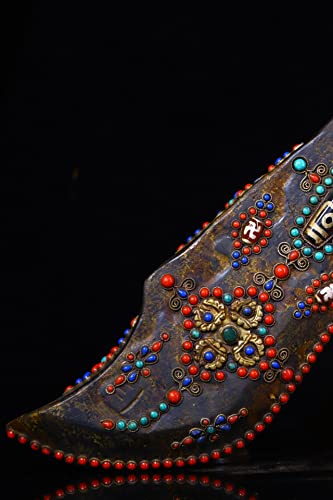 Generic Tibetan Temple Meteorite Mosaic Dzi Beads Amulet 1
