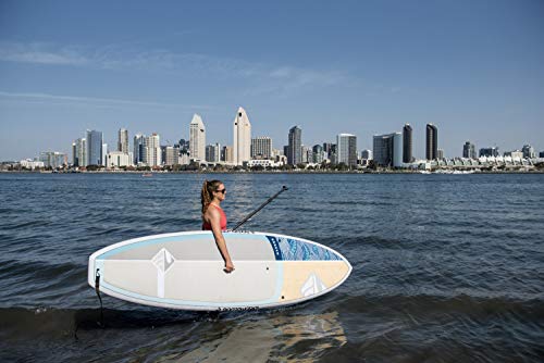 Boardworks Kraken Stand Up Paddleboard Epoxy Hardboard Bamboo/Grey/Ocean