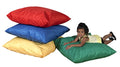Children's Factory Cozy Floor Pillows Set 4 Rainbow