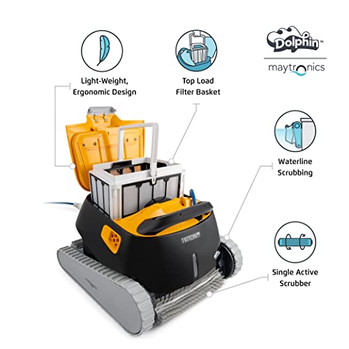 Dolphin Triton PS Robotic Pool Cleaner Orange/Black