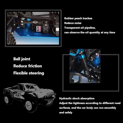 BINGXMF 1/10 Nitro 4WD RC Truck Off Road Rock Crawler
