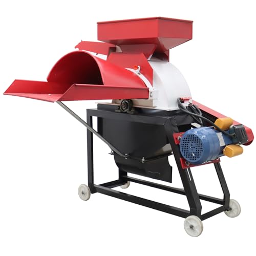 Banfluxion 220V Integrated Grass Cutting and Crop Crushing Machine Red