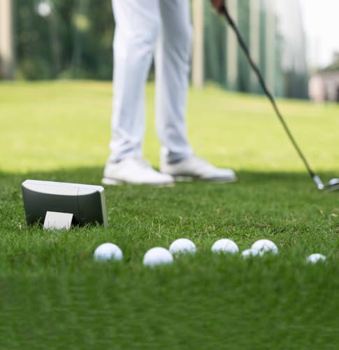 PlayBetter Golfjoy Golf Waver Launch Monitor Bundle (Silver) - Radar Based for Indoor & Outdoor Use - Lightweight, Long Battery Life - Includes Large Portable Charger