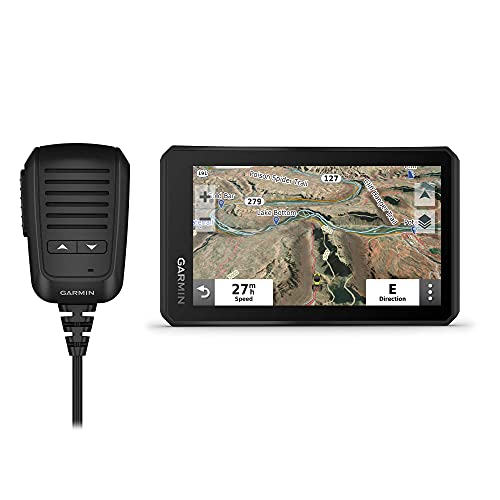 Garmin Tread Powersport Off-Road Navigator with Group Ride Radio, 5.5" Display Black (Renewed)