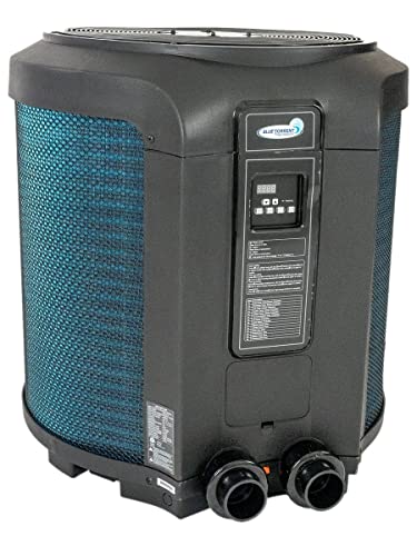 Blue Torrent Pumps ComforTemp Heat Pump 7,500 Gallon Pool 32,000 BTU Blue & Black