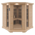 SteamSpa Infrared Hemlock Sauna Room with LED Control & Bluetooth
