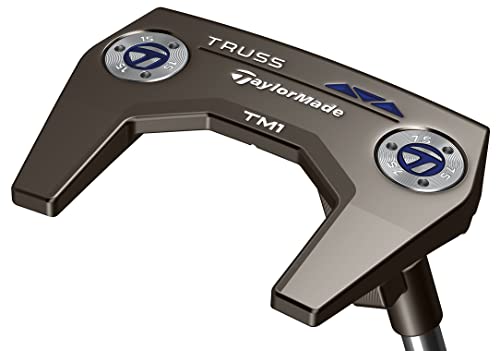 TaylorMade Truss Heel Putter Right Hand 34 Inch Shaft Titanium Black Blue