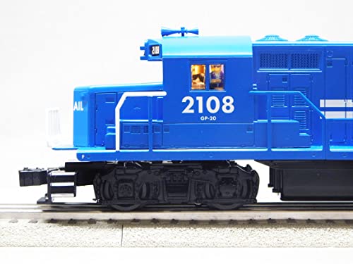 LIONEL TRAINS Conrail LIONCHIEF Plus 2.0 GP20 Diesel Locomotive Engine #2108 O Gauge Blue