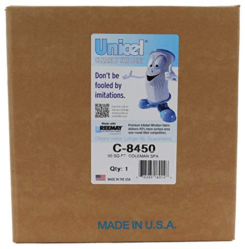 Unicel C-8450 Spa Replacement Cartridge Filter 50 Ft - 6-Pack