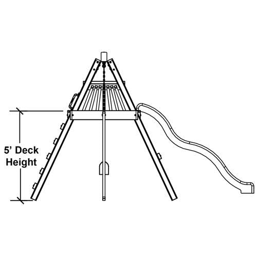 CONGO Swing'N Monkey 2-Position Swing Set Beige