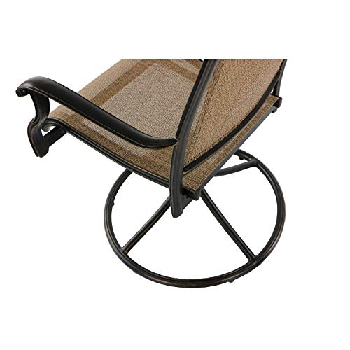 Hanover Fontana 9-Piece Outdoor Dining Set Tan