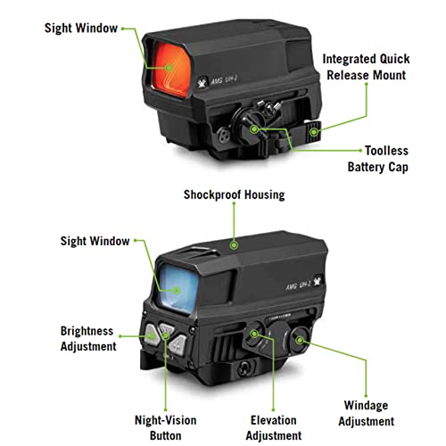 Vortex Optics AMG UH-1 Gen II Holographic Sight Tan