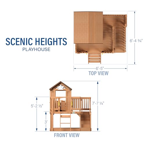 Backyard Discovery Scenic Heights Cedar Playhouse Light Brown