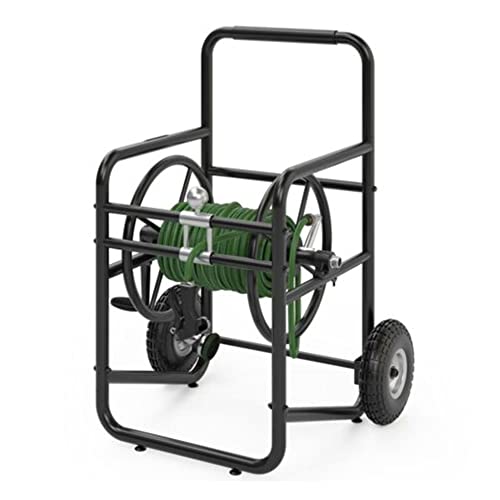 Suncast Professional Portable Hose Reel Cart 200 Foot Black