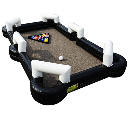 TECHTONGDA Inflatable Soccer Pool Backyard Game 16.4×9.8ft Football Field Table