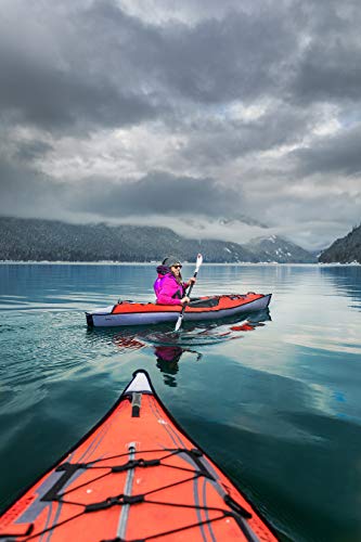 ADVANCED ELEMENTS Advanced Frame Inflatable Day Touring Kayak Red/Gray