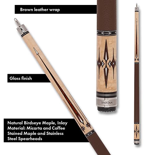 Spartan SPR11 Pool Cue - Leather Wrap