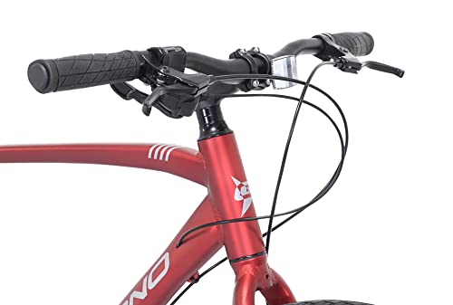 Giordano H2 Men's Hybrid Bicycle Red