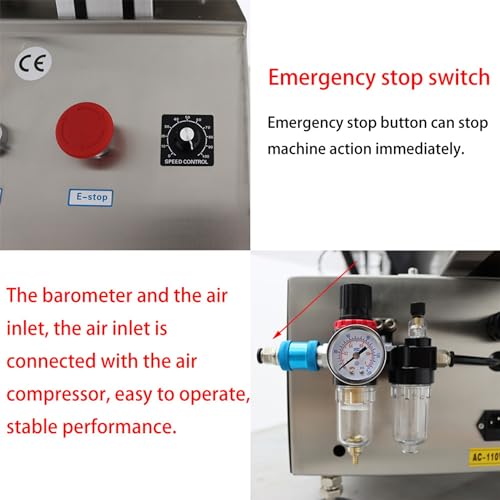 WYDDDARY Automatic Stainless Steel Electric Bottle Capping Machine 110V