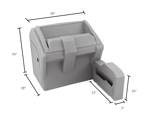 DeckMate Deluxe Large Pontoon Console Helm Ivory
