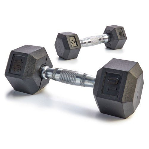 Ssn Rubber Hex Dumbbell Set