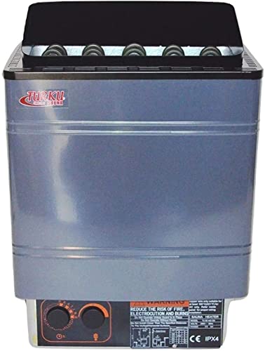TURKU Residential Wet & Dry Sauna Stove 4.5KW with External Digital Controller